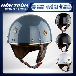 Mũ bảo hiểm Royal M379 đi xe máy nhiều màu đen, trắng, ximang, vàng chính hãng