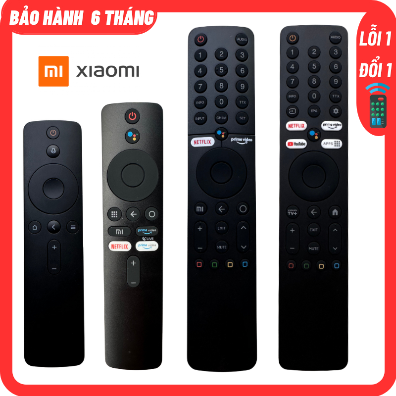 Điều Khiển TiVi XIAOMI Giọng Nói Kèm Pin, Remote TV XIAOMI Giọng Nói Chính Hãng.