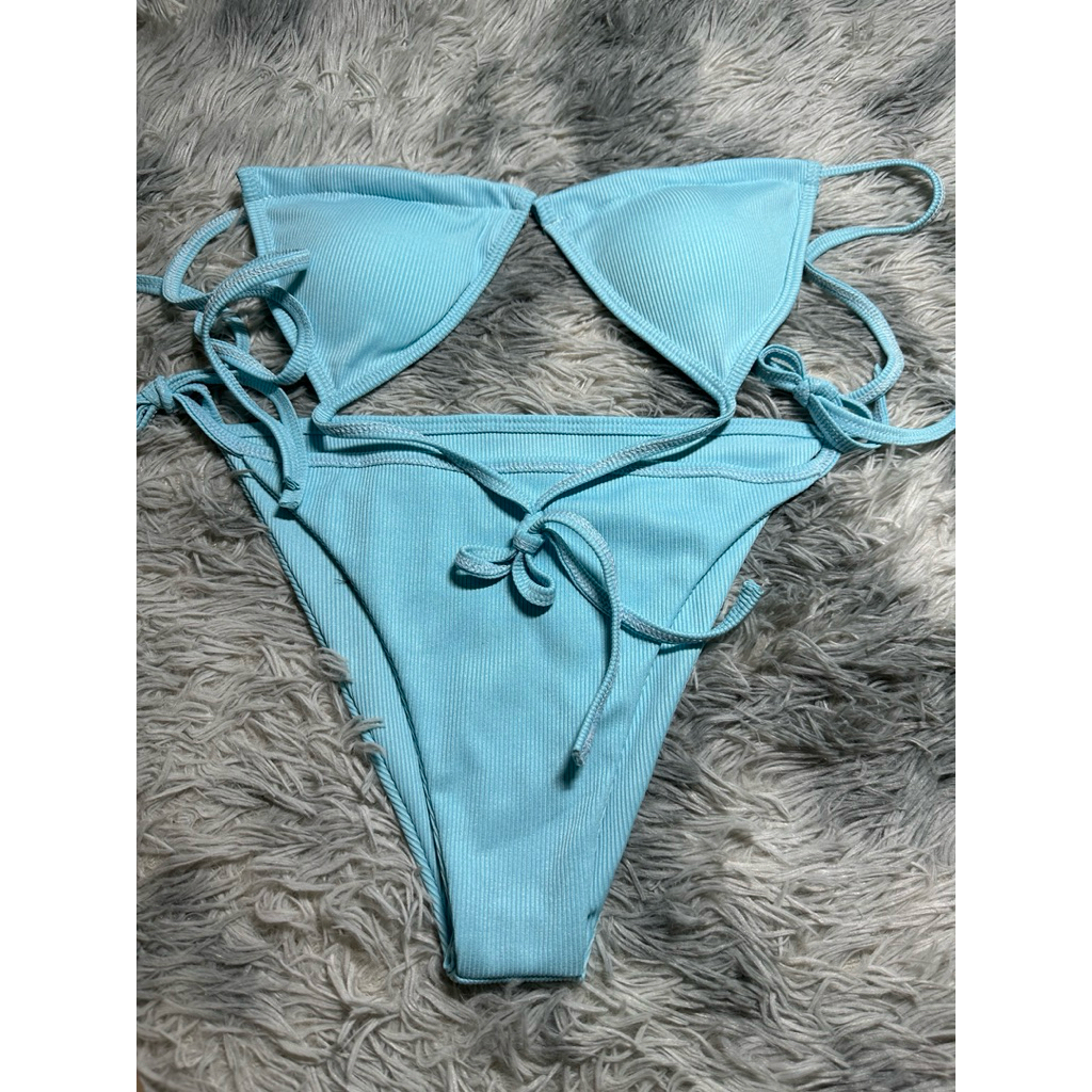 Bộ Bikini 2 Mảnh Màu Trơn Có Dây Đeo Cổ Màu Sắc ,Thời Trang biển ,có mút mã 03 | BigBuy360 - bigbuy360.vn