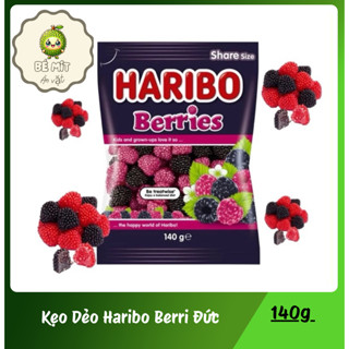  Kẹo Dẻo Haribo Berri Đức 140g  3 loại  