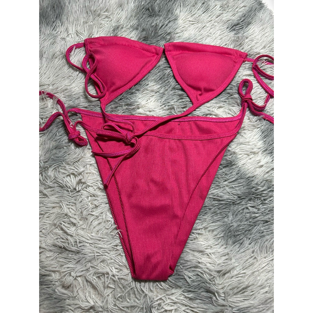 Bộ Bikini 2 Mảnh Màu Trơn Có Dây Đeo Cổ Màu Sắc ,Thời Trang biển ,có mút mã 03 | BigBuy360 - bigbuy360.vn