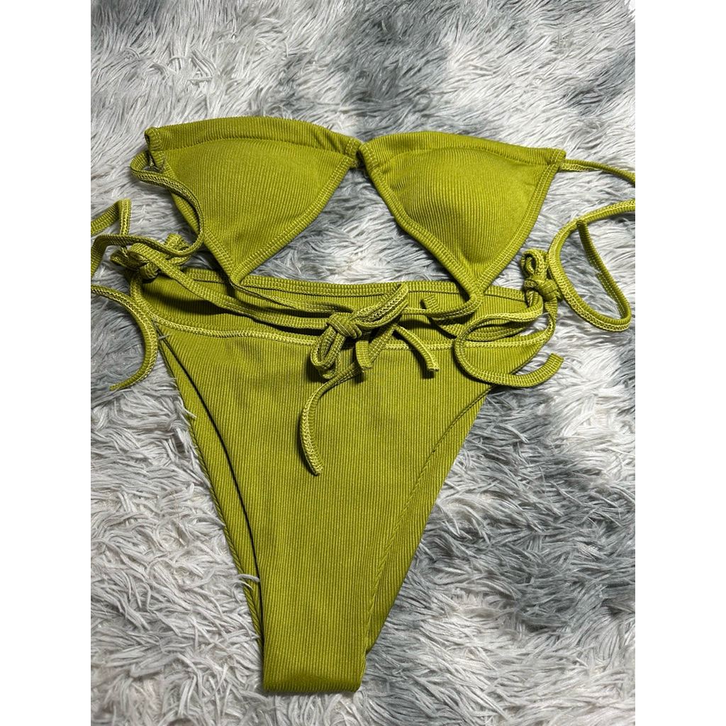 Bộ Bikini 2 Mảnh Màu Trơn Có Dây Đeo Cổ Màu Sắc ,Thời Trang biển ,có mút mã 03 | BigBuy360 - bigbuy360.vn