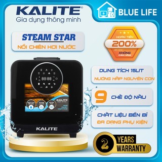  Nồi Chiên Không Dầu Kalite Steam Star 15Lit - 2620W Hấp Chiên 2in1 Hàng Chính Hãng 