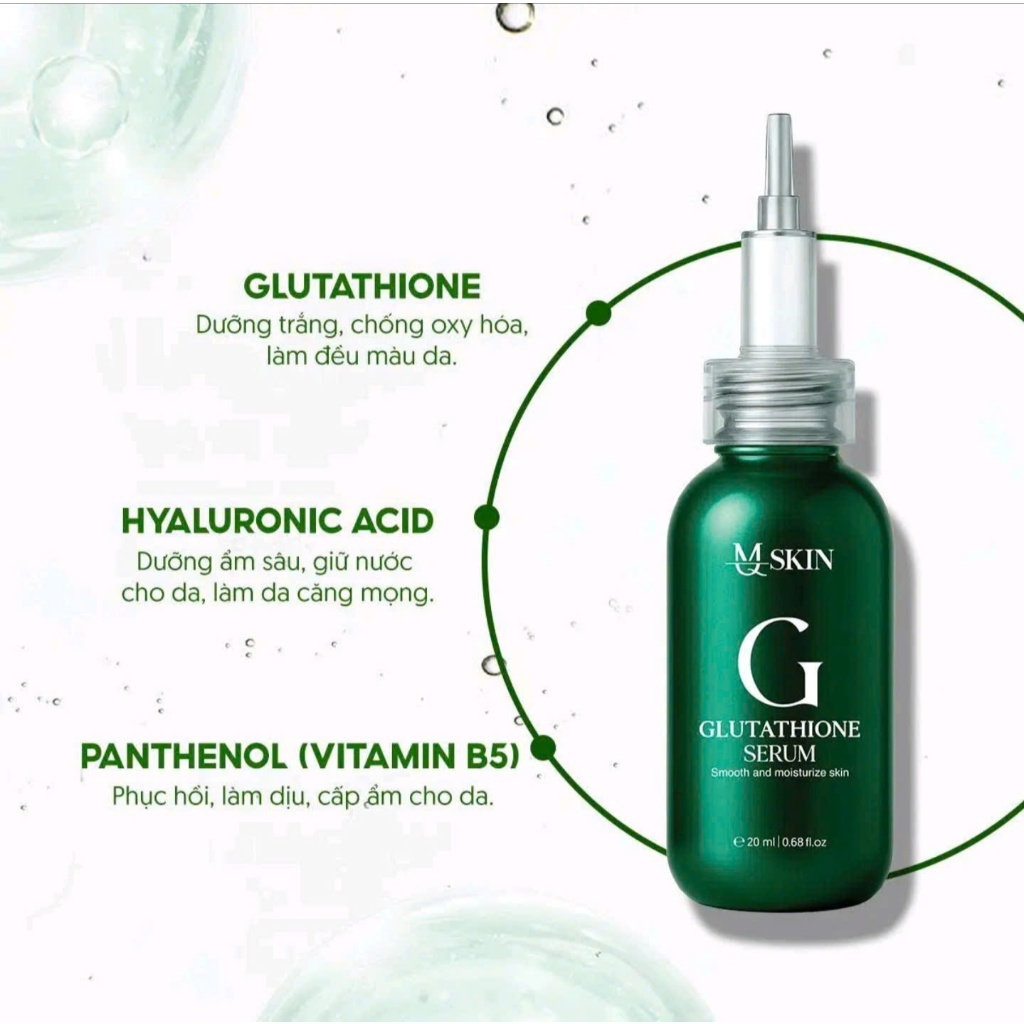 MQSKIN Combo Serum Glutathione MQ SKIN & Kem B5 MQ SKIN GIÚP CĂNG BÓNG SÁNG DA  DƯỠNG DA TRẮNG SÁNG | BigBuy360 - bigbuy360.vn