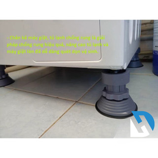 Bộ 4 chân đỡ đa năng chống rung cho máy giặt, chân đỡ đa năng có thể điều chỉnh tăng giảm tiện lợi - Gia Dụng DH