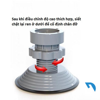Bộ 4 chân đỡ đa năng chống rung cho máy giặt, chân đỡ đa năng có thể điều chỉnh tăng giảm tiện lợi - Gia Dụng DH