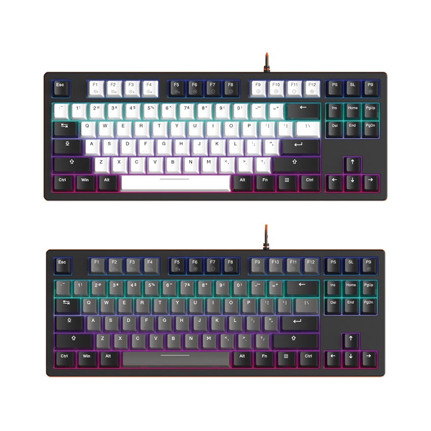 Bàn phím cơ Gaming DAREU EK87 v2 | 2 sides RGB strip, Multi-Led | DREAM sw | Bảo hành 2 năm