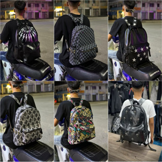 Balo đi học Nam nữ da hoạ tiết các mẫu size 40 đi học ( Ảnh thật)