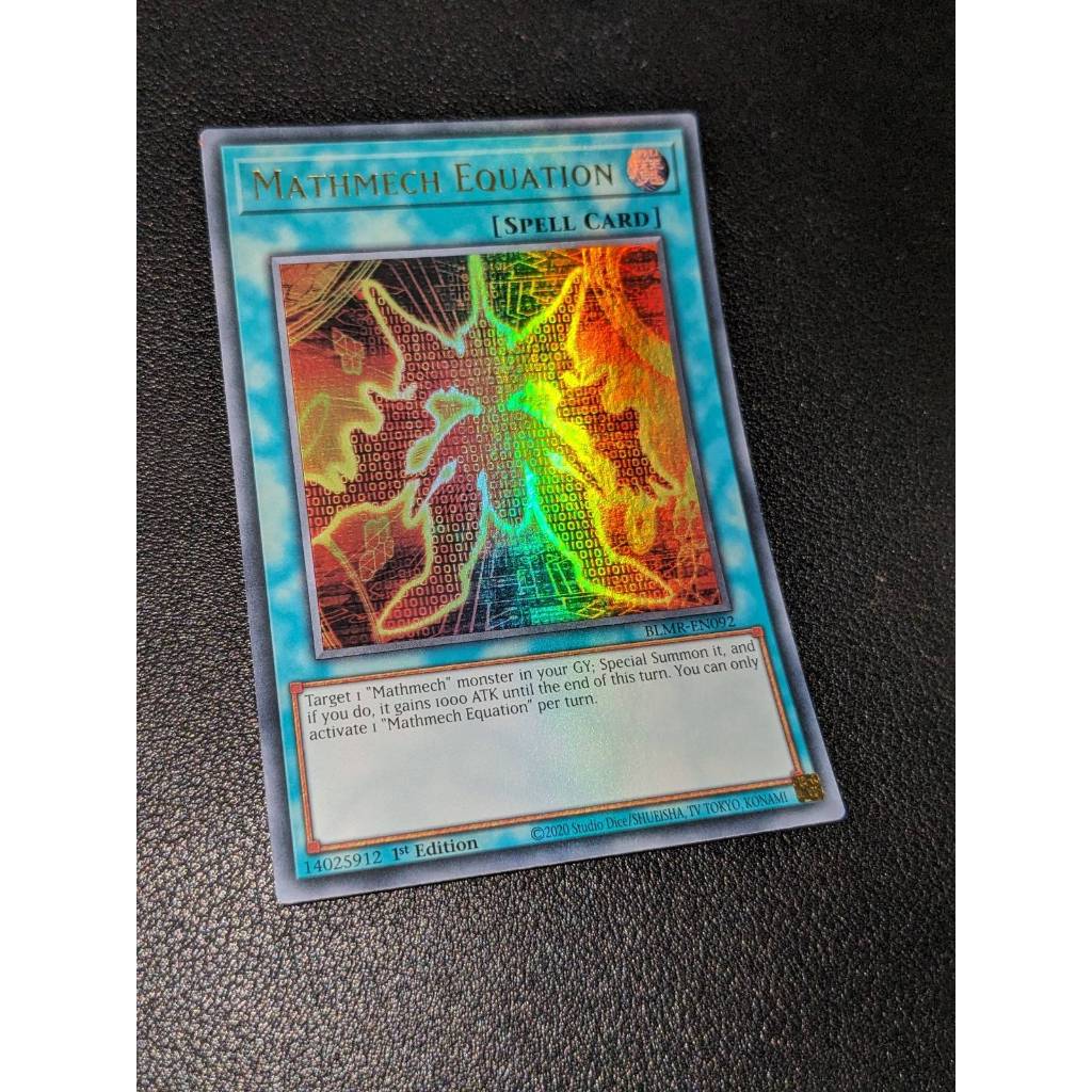 Mathmech Equation - BLMR-EN092 - Ultra Rare 1st Edition