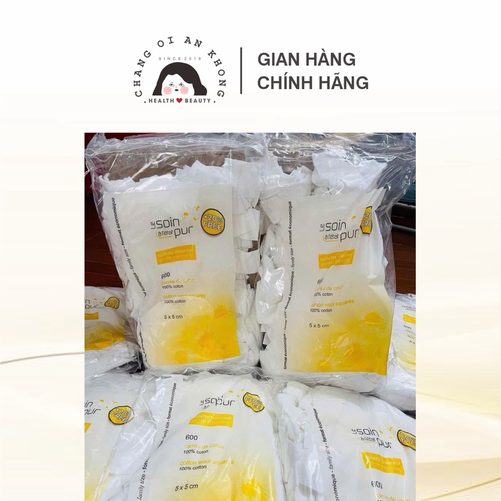 Bông tẩy trang Soin pur