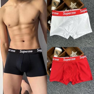 Hộp 4 Quần Lót Nam Super Boxer & Tam Giác – Thun Lạnh Thoáng Mát, Co Giãn, Phong Cách Menswear