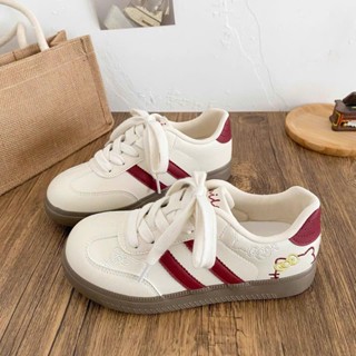 Giày nữ học sinh thể thao phồi hình mèo đơn giản basic CATT