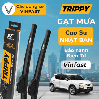 Cặp Gạt mưa ô tô VINFAST - Lưỡi gạt Nhật Bản nhập khẩu - Chính hãng TRIPPY - Bảo hành điện tử - Gạt mưa Vinfast