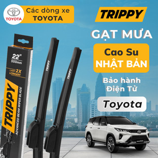 Cặp Gạt mưa ô tô TOYOTA - Lưỡi gạt Nhật Bản nhập khẩu - Chính hãng TRIPPY - Bảo hành điện tử - Gạt mưa Toyota