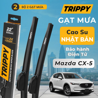  Cặp Gạt mưa Mazda CX5 - Lưỡi gạt Nhật Bản nhập khẩu - Chính hãng TRIPPY Bảo hành điện tử - Gạt mưa CX5 