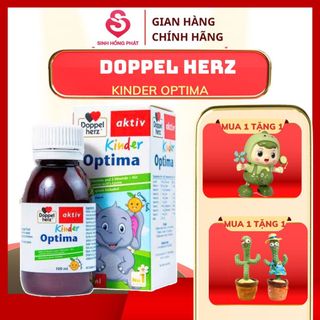  Siro bổ sung vitamin cho bé Doppelherz Kinder Optima hỗ trợ giúp bé ăn ngon cải thiện tầm vóc 