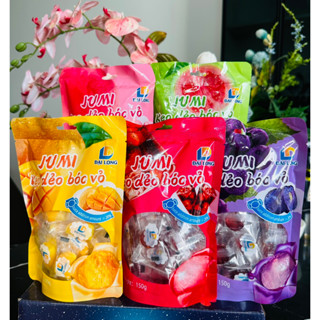  Gói Kẹo Dẻo Đại Long Bóc Vỏ   Nho - Ổi - Xoài -Đào - Cô Ca   150g 