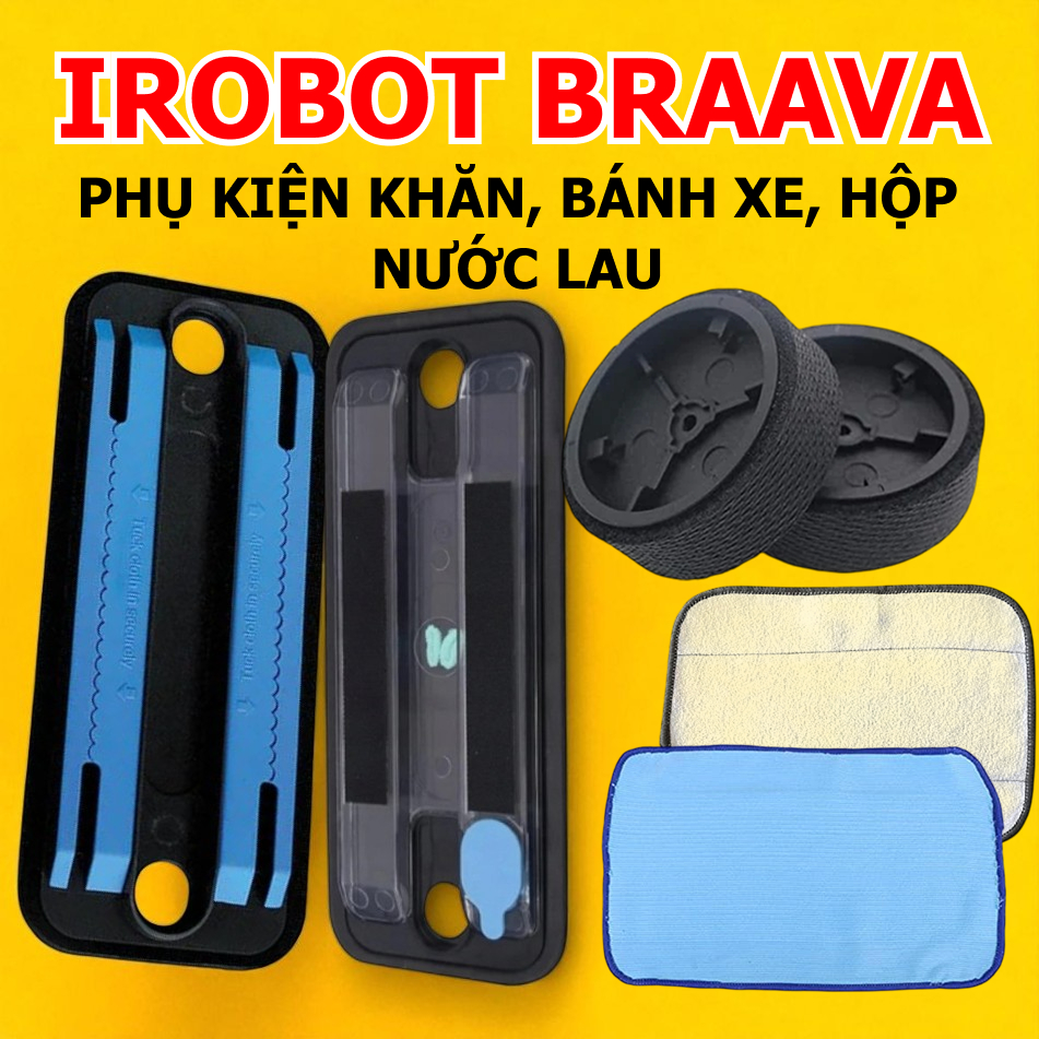 BH 3 Tháng - Đế lau ướt cho robot lau nhà iRobot Braava 371 380 380t 381