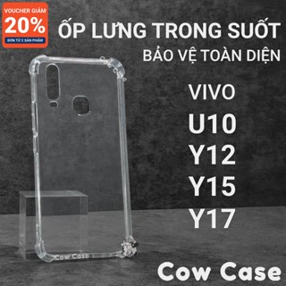  Ốp lưng Vivo U10 Y12 Y15 Y17  1916   1904   1901   1902  Cow case trong suốt | Ốp điện thoại Vivo bảo vệ camera đt 