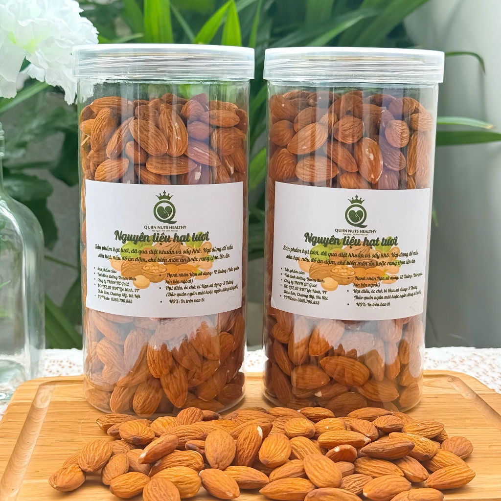 Hạt hạnh nhân sống làm sữa loại 1 (hạnh nhân tươi) Nhập khẩu Úc xuất hóa đơn công ty