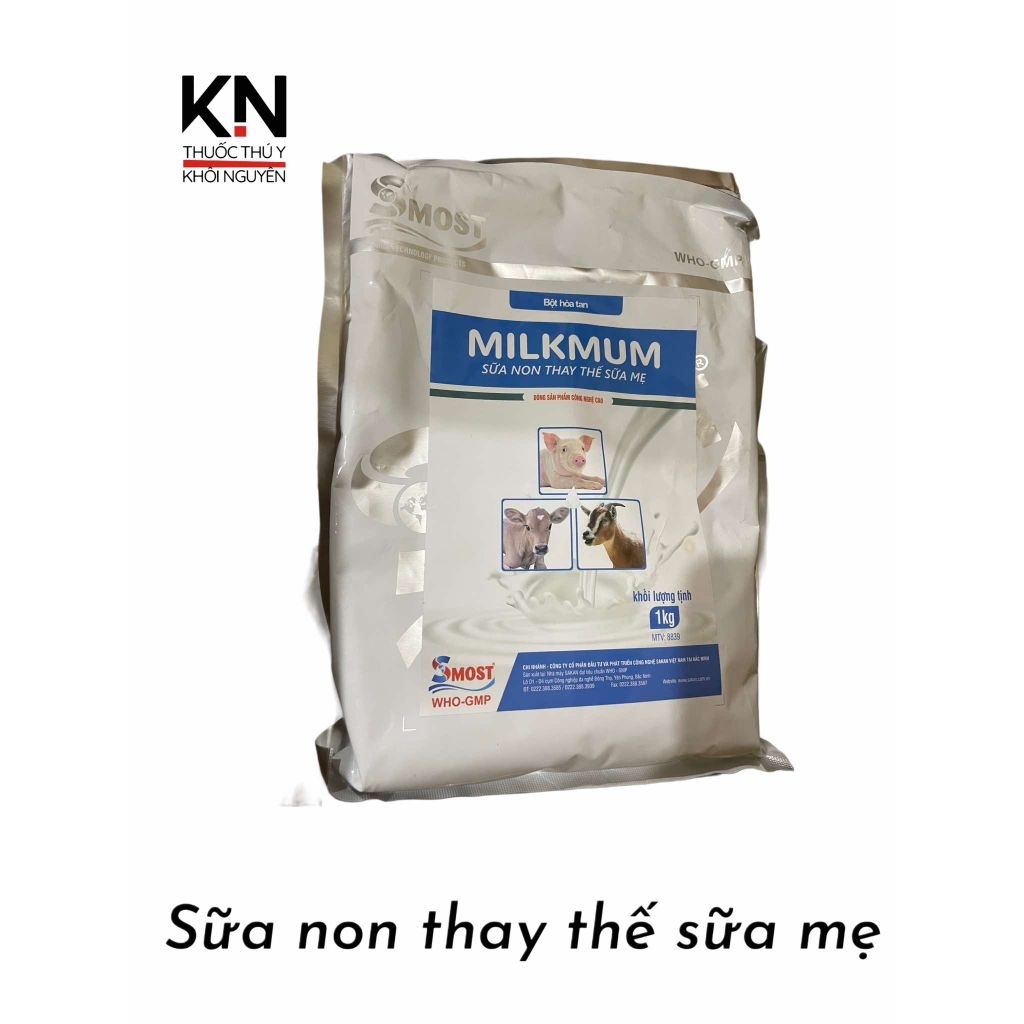 Sữa non Milk Mum ( Sữa non thay thế sữa cho lợn con,vật nuôi)Mẫu mới màu xanh lá