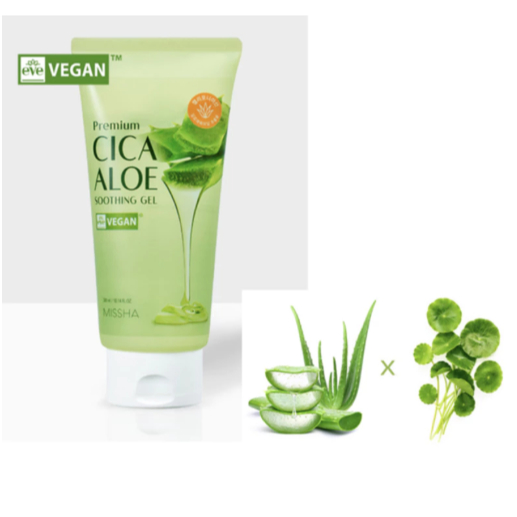 (BILL HÀN) Gel Dưỡng Ẩm Nha Đam MISSHA Premium Cica Aloe Soothing Gel 300ml