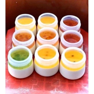 (Hoả Tốc HN)  COMBO 10 HŨ  sữa chua 100ml kèm nắp dày dặn