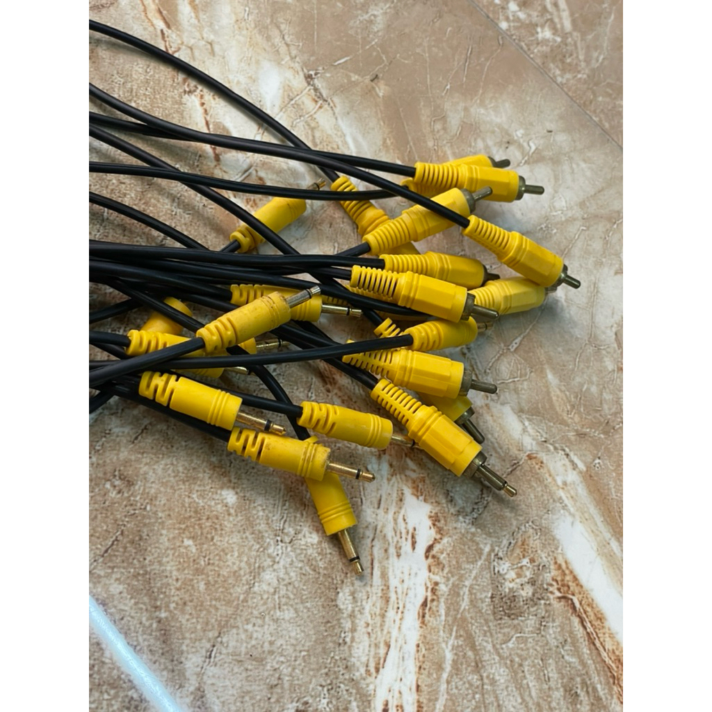 3.5 Mm Mono Sang RCA Nam Cáp AV Âm Thanh Video Dây Adapter Cho Máy Tính Laptop MP3 / MP4