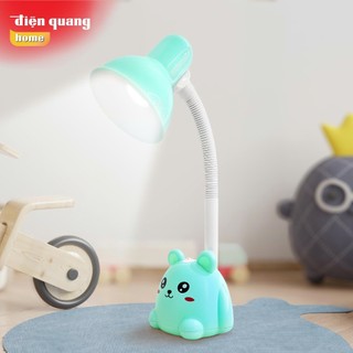  Đèn bàn học chống cận ĐQ DKL20 Điện Quang  Cắm điện trực tiếp hình con gấu hộp cắm bút bóng Led 5W  BH 12 tháng 