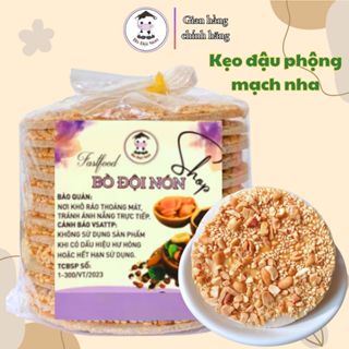  Kẹo Đậu Phộng Mạch Nha Mè Trắng 13 Miếng Bò Đội Nón 