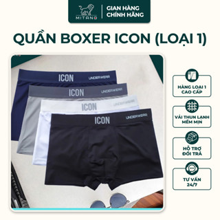 Quần Lót Boxer Nam ICON MINTANO vải thun lạnh cao cấp, mềm mịn, thoải mái vận động