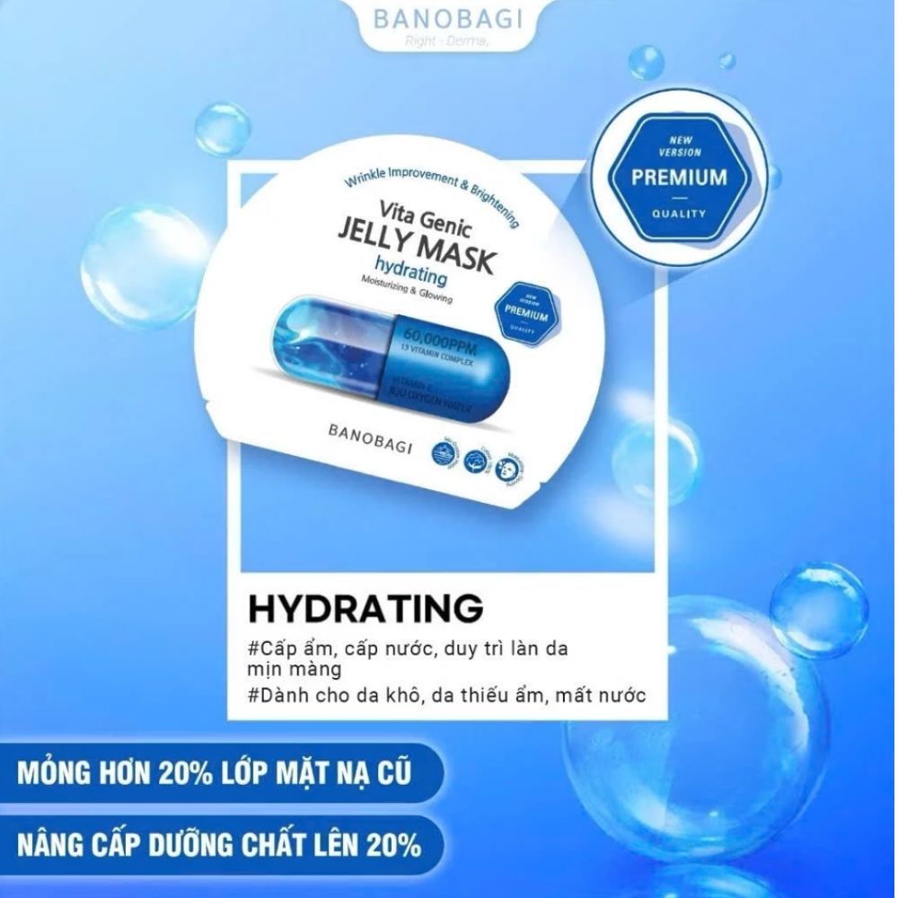 Ảnh 6 của Mặt nạ BANOBAGI  cấp ẩm, làm sáng, phục hồi và làm dịu da
