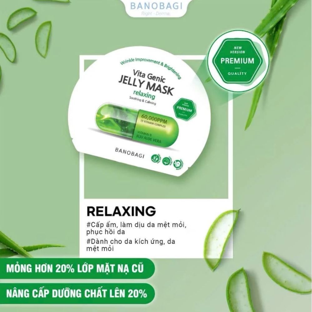Ảnh 7 của Mặt nạ BANOBAGI  cấp ẩm, làm sáng, phục hồi và làm dịu da