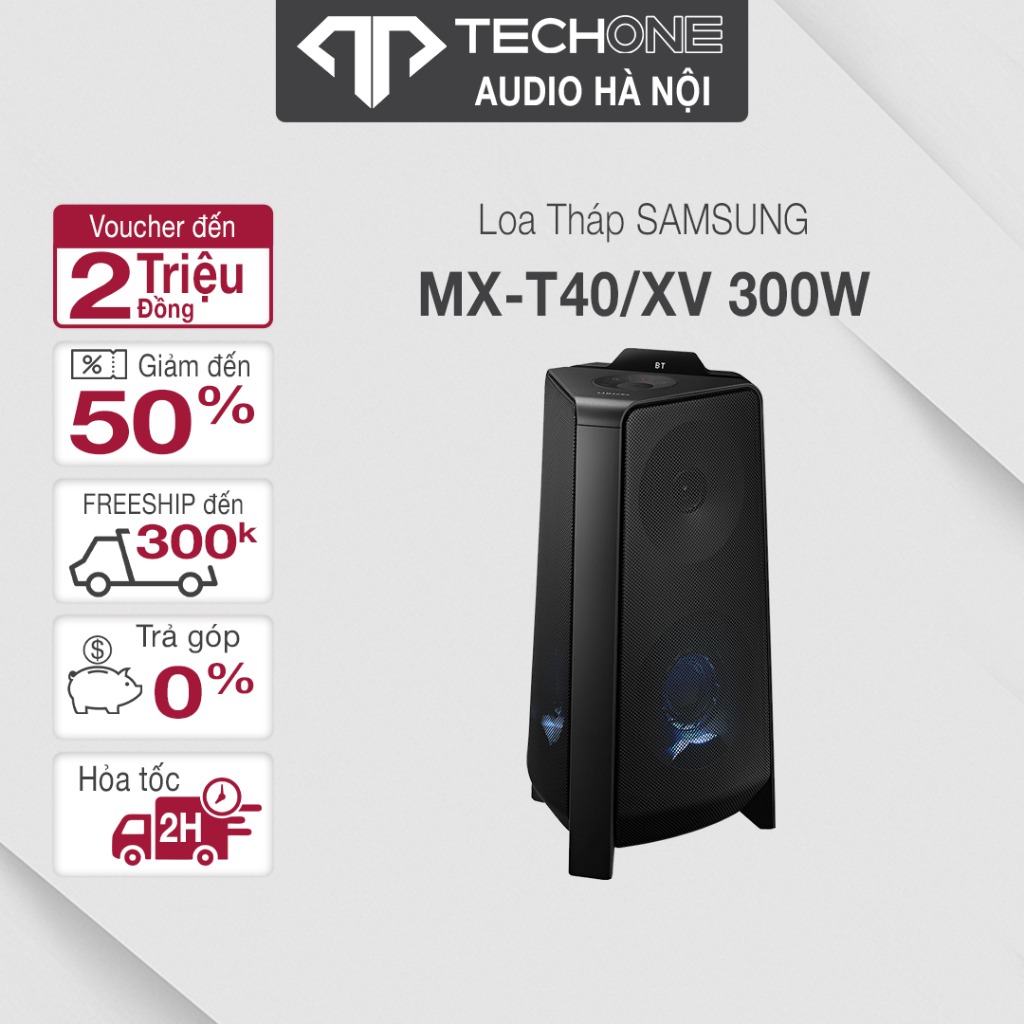 [Mã 159ELHA80K giảm 8% đơn 400K] Loa Tháp Samsung MX-T40/XV 300W hàng chính hãng bảo hành 12 tháng (