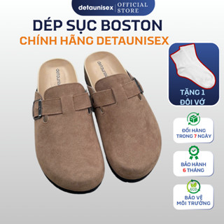 Dép đế trấu sục Birken Boston thời trang nam nữ 2024 - Detaunisex - DETA51