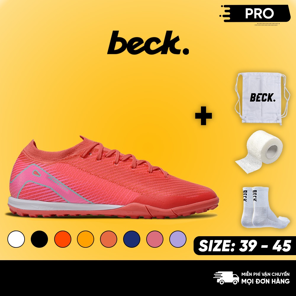 Giày Bóng Đá Mercurial Vapor 16 Pro Cổ Lửng, SOCCER BECK, Đế Đinh TF, Bám Sân, Các Màu Sắc, Sân Cỏ N