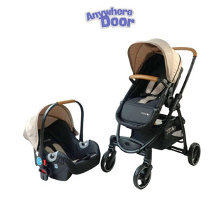 Xe đẩy kèm ghế ngồi ô tô Zaracos Coron 4606 cho bé 0-3 tuổi (bảo hành 3 năm)