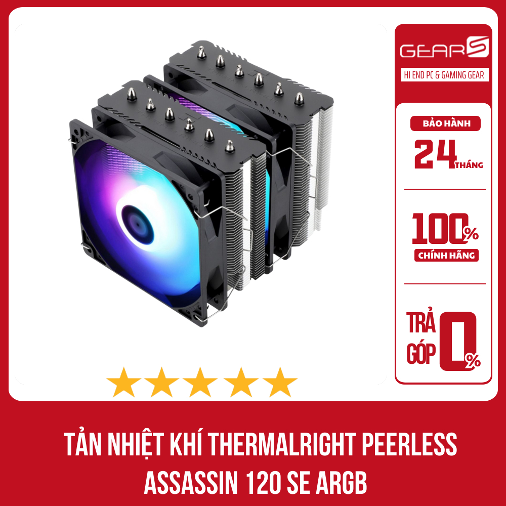 [FULL VAT] Tản nhiệt khí THERMALRIGHT Peerless Assassin 120 SE ARGB - Bảo Hành 24 Tháng
