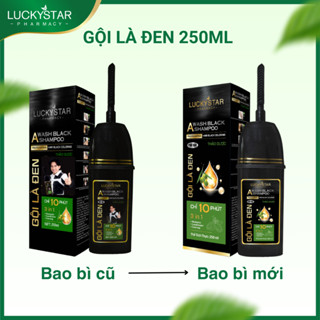    Dầu Gội Phủ Bạc   Gội Là Đen Lucky Star Màu Đen 