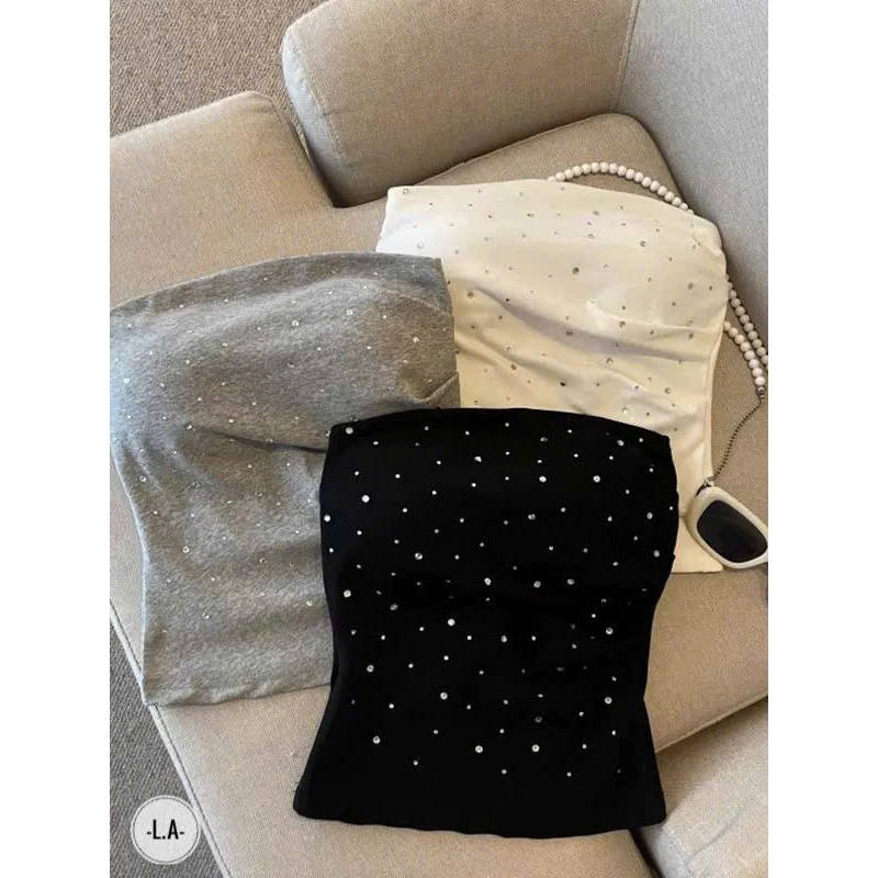 Áo Quây Nữ Đính Đá Blink Blink Sang Chảnh