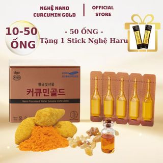  Nghệ Nano Curcumin Gold Hàn Quốc 100 Ống đẹp da giữ dáng chống lão hóa CHÍNH HÃNG 