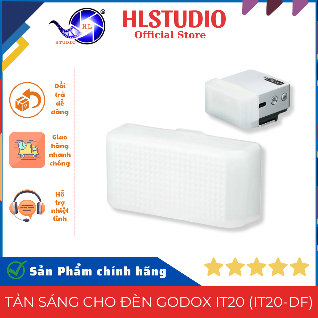Tản Sáng Godox iT20-DF HL Studio Diffuser Cho Godox iT20 - Nhựa Nhẹ Khuếch Tán Ánh Sáng