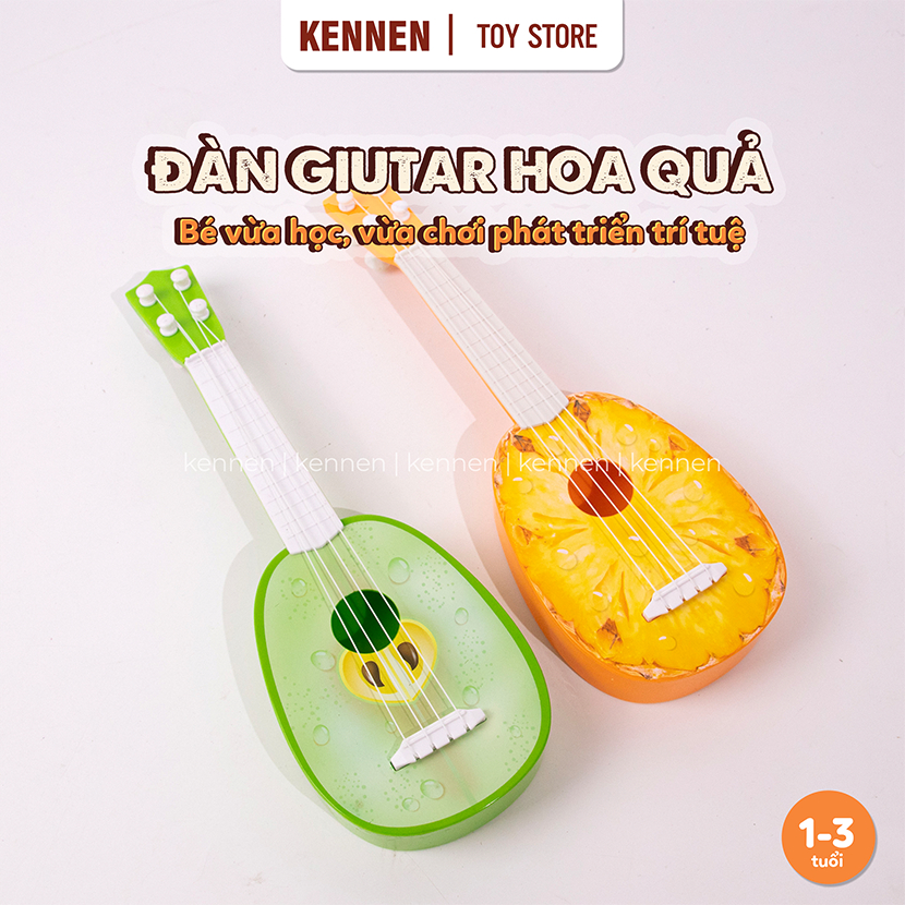Đồ Chơi Đàn Ghita Cho Bé Vừa Chơi Vừa Học Phát Triển Trí Tuệ - Kennen shop