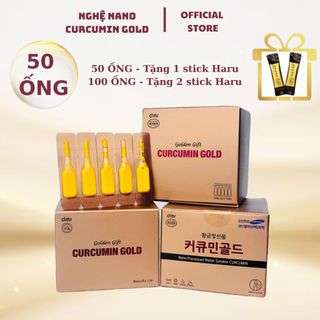 Tinh Chất Nghệ Nano Curcumin Gold Hàn Quốc Tăng Cường Sức Khỏe Hộp 50 Tuýp 