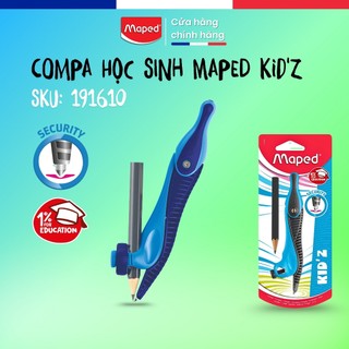 Compa Học Sinh KID'Z Maped - SKU:191610, Dễ Sử Dụng, An Toàn, Thương Hiệu Pháp [Chính Hãng]