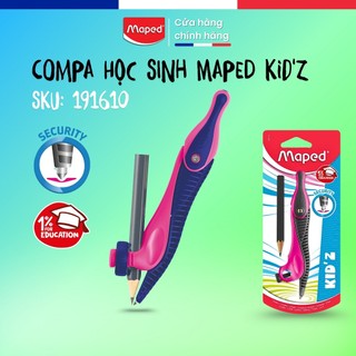 Compa Học Sinh KID'Z Maped - SKU:191610, Dễ Sử Dụng, An Toàn, Thương Hiệu Pháp [Chính Hãng]