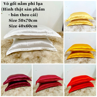 combo mền + vỏ gối phi lụa( inbox màu)