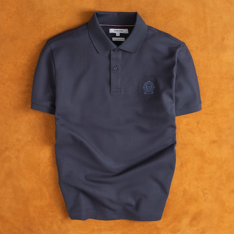 [LUXURY ITEM] Áo polo nam TORANO MARQUISE POLO trơn thêu logo ngực mềm mượt, hạn chế co rút, bền màu GSTP601 | BigBuy360 - bigbuy360.vn