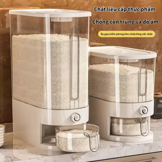 Thùng gạo thông minh – Thùng đựng gạo cao cấp chống ẩm mốc, côn trùng thùng gạo kèm cốc