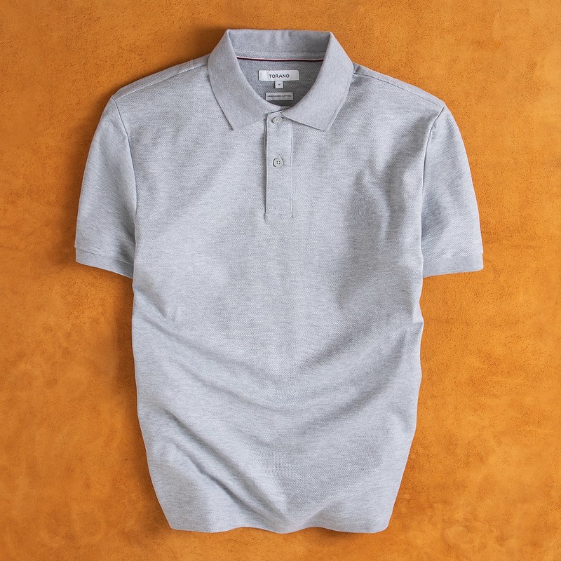 [LUXURY ITEM] Áo polo nam TORANO MARQUISE POLO trơn thêu logo ngực mềm mượt, hạn chế co rút, bền màu GSTP601 | BigBuy360 - bigbuy360.vn